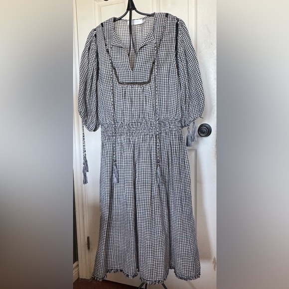 Zimmermann - Linen Gingham Style Dress NWOT - Picture 2 of 12